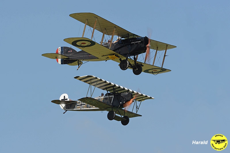 Bristol Fighter (Baptiste) et Fokker DVII (E. Salis)